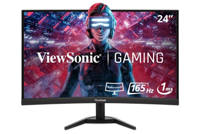 Viewsonic VX Series VX2418C computer monitor 61 cm (24") 1920 x 1080 Pixels LCD Zwart