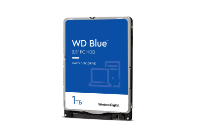 Western Digital Blue interne harde schijf 1 TB 5400 RPM 128 MB 2.5" SATA III