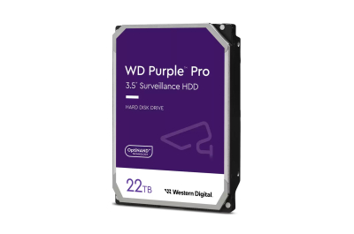 Western Digital Purple Pro interne harde schijf 22 TB 7200 RPM 512 MB 3.5" SATA III