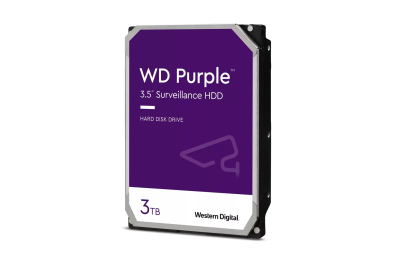 Western Digital Blue Purple interne harde schijf 3 TB 5400 RPM 64 MB 3.5" SATA III
