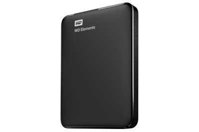 Western Digital WD Elements Portable 2.5 Inch externe HDD 2TB, Zwart