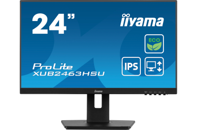 iiyama ProLite XUB2463HSU-B1 computer monitor 61 cm (24") 1920 x 1080 Pixels Full HD LED Zwart